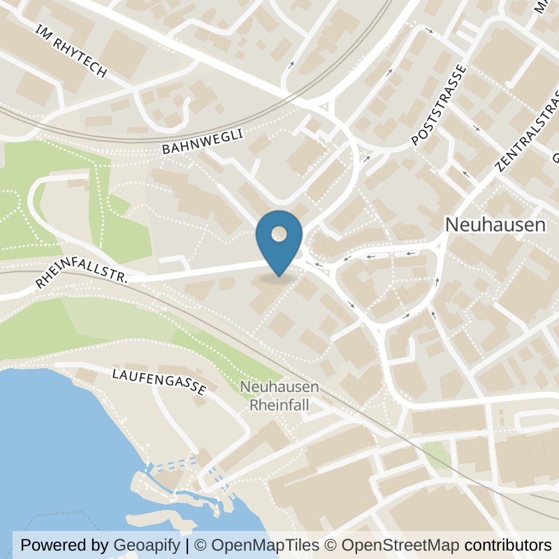Map: location of Aktivtrainingplus in Neuhausen am Rheinfall