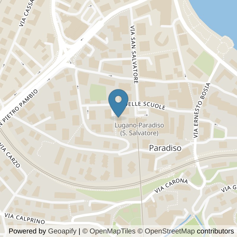 Map: location of Alivio Estetica Brasiliana in Paradiso