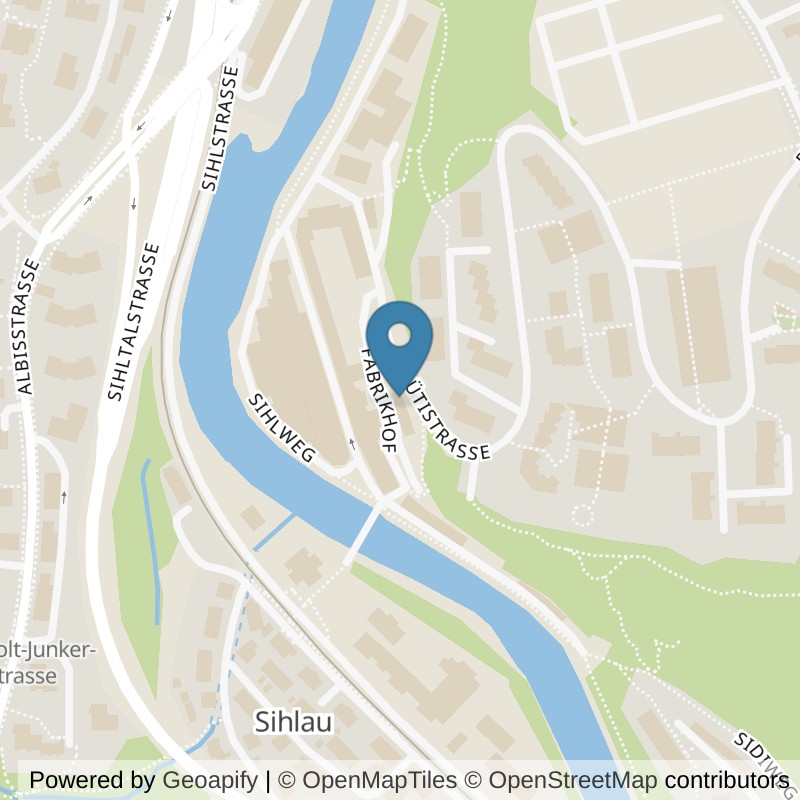 Map: location of ALL IN ONE GYM - Fitness Adliswil in Adliswil
