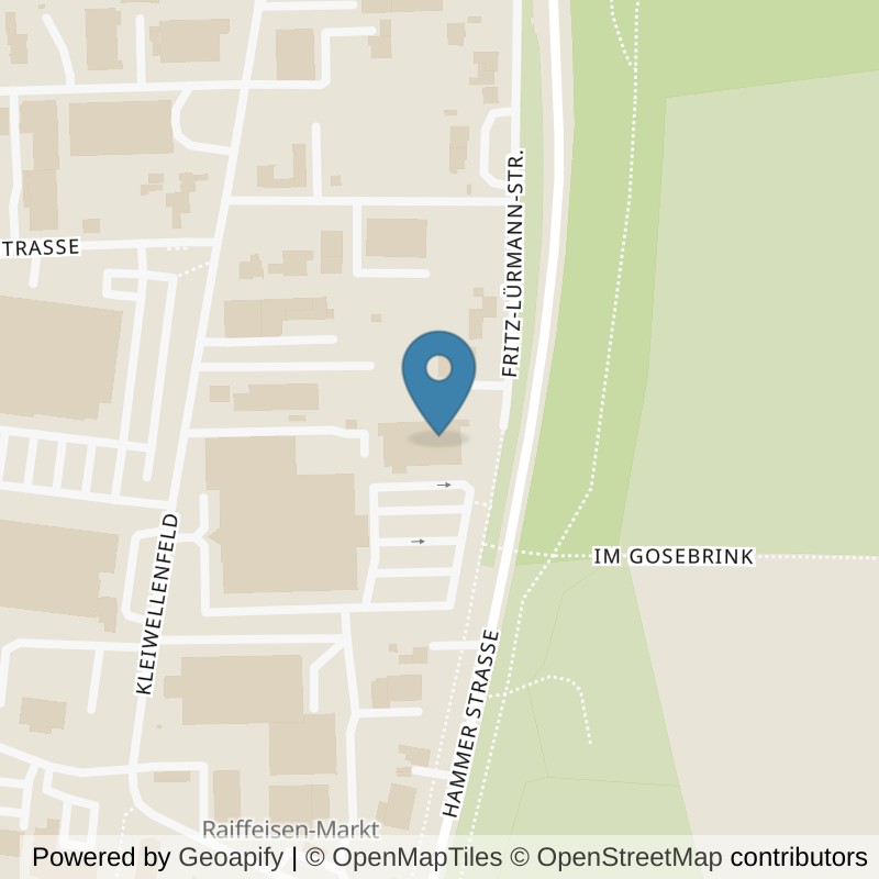 Map: location of all inclusive Fitness Ai Fitness Ahlen Süd in Ahlen
