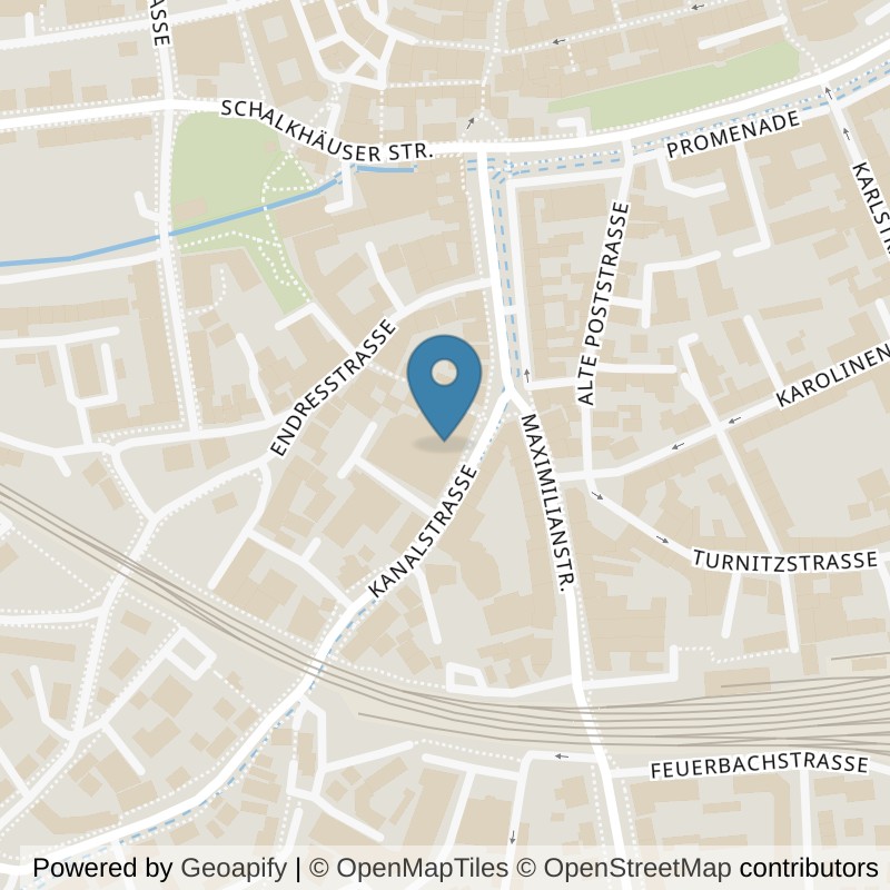Map: location of all inclusive Fitness Ai Fitness Ansbach in Ansbach