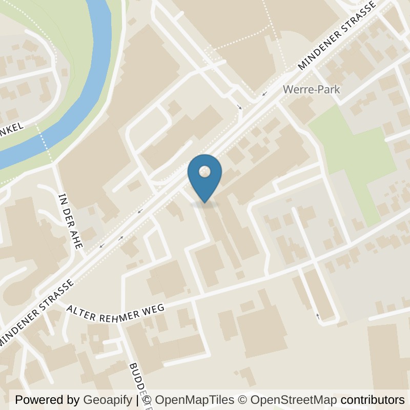 Map: location of all inclusive Fitness Ai Fitness Bad Oeynhausen in Bad Oeynhausen