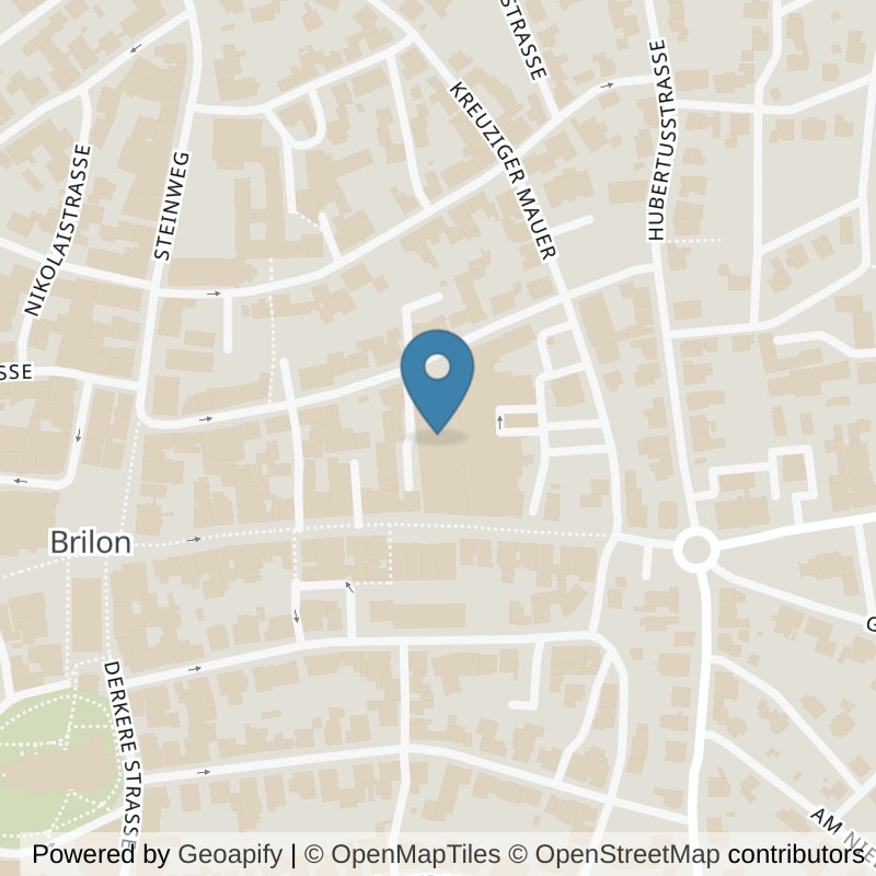 Map: location of all inclusive Fitness Ai Fitness Brilon in Brilon