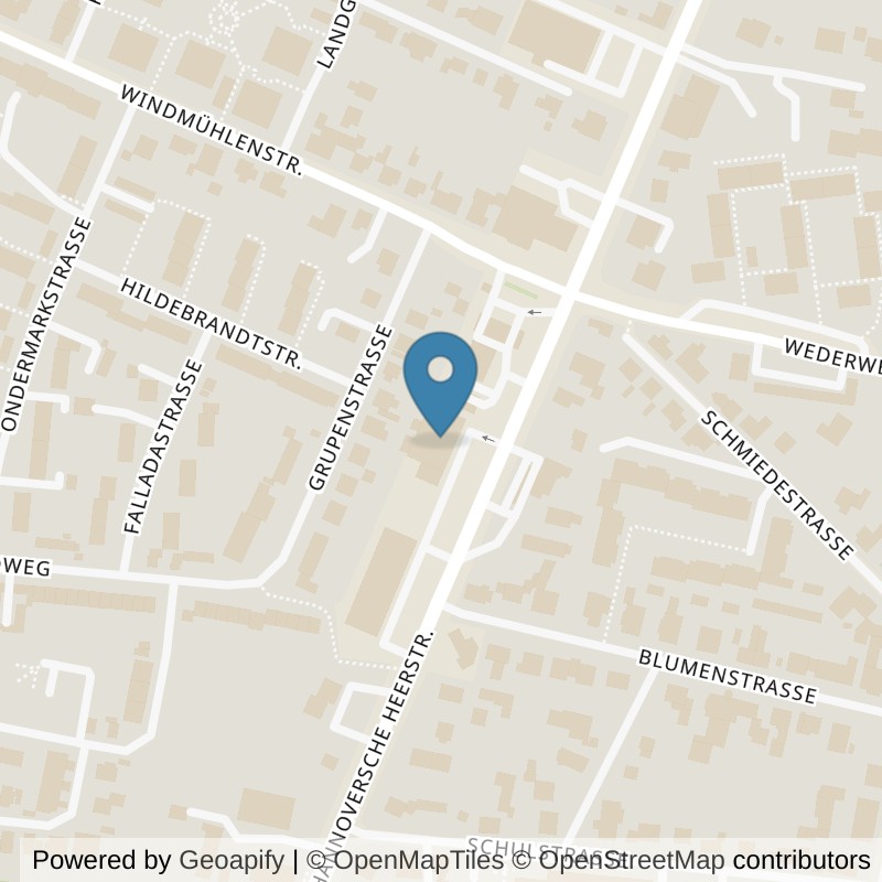 Map: location of all inclusive Fitness Ai Fitness Celle Neuenhäusen in Celle