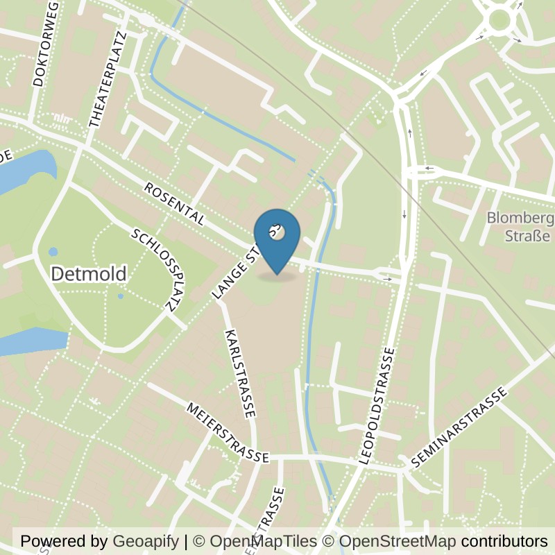 Map: location of all inclusive Fitness Ai Fitness Detmold in Detmold