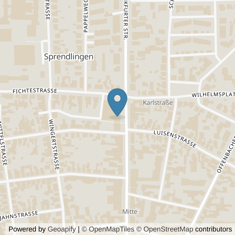 Map: location of all inclusive Fitness Ai Fitness Dreieich in Dreieich
