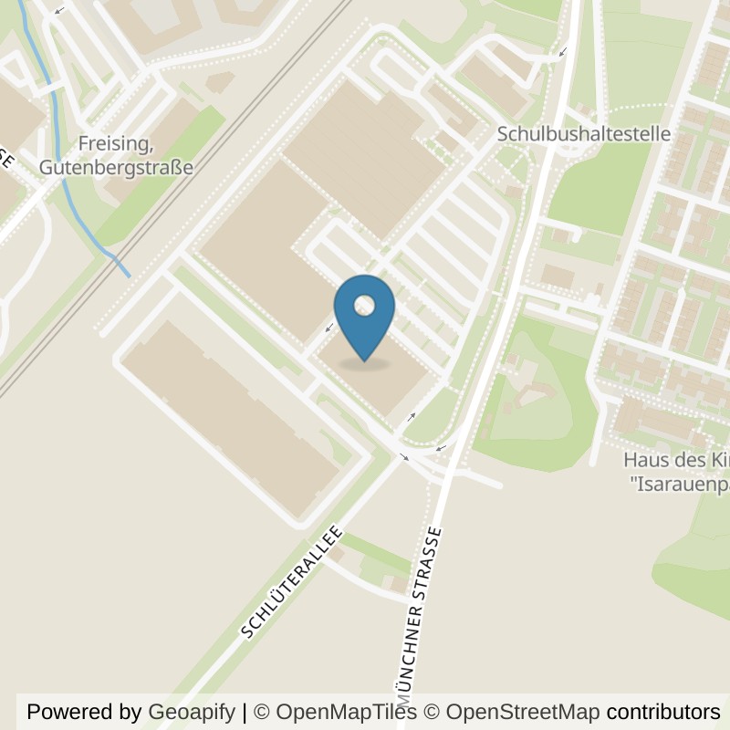Map: location of all inclusive Fitness Ai Fitness Freising in Freising