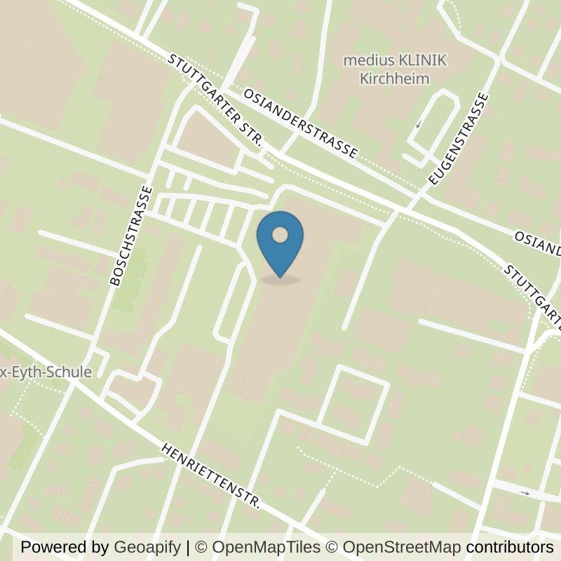Map: location of all inclusive Fitness Ai Fitness Kirchheim u. Teck in Kirchheim