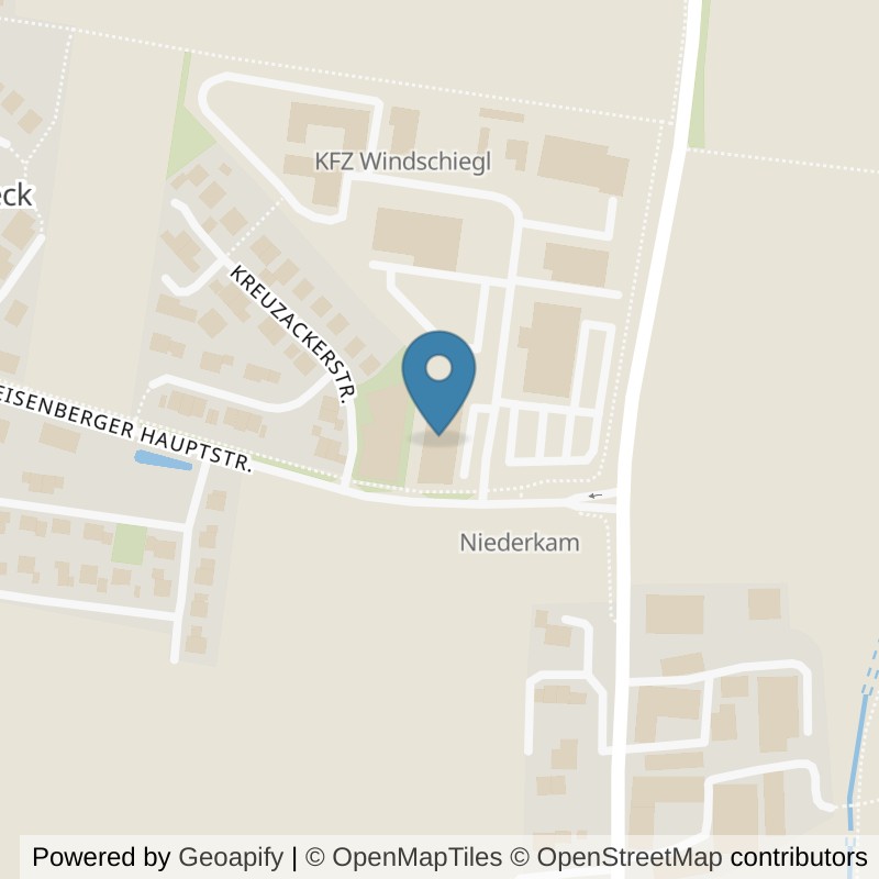 Map: location of all inclusive Fitness Ai Fitness Landshut-Kumhausen in Kumhausen