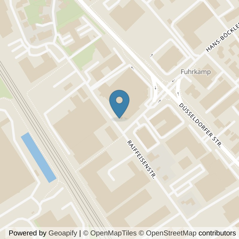 Map: location of all inclusive Fitness Ai Fitness Langenfeld Berghausen in Langenfeld (Rheinland)