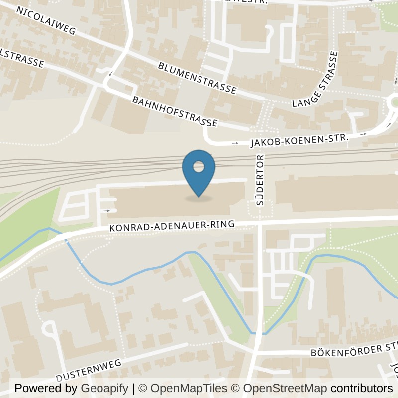 Map: location of all inclusive Fitness Ai Fitness Lippstadt in Lippstadt