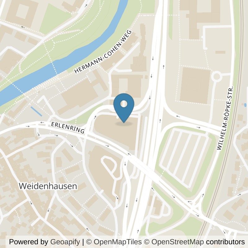 Map: location of all inclusive Fitness Ai Fitness Marburg in Marburg
