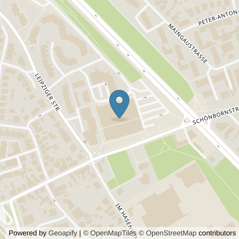 Map: location of all inclusive Fitness Ai Fitness Obertshausen in Obertshausen