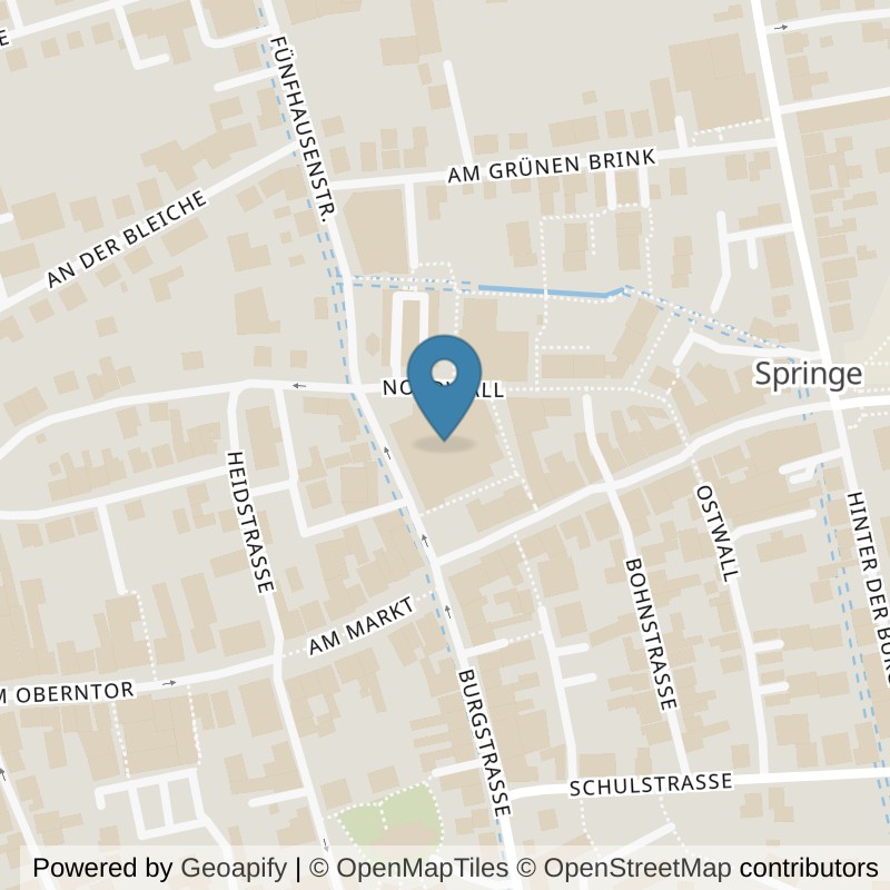 Map: location of all inclusive Fitness Ai Fitness Springe in Springe