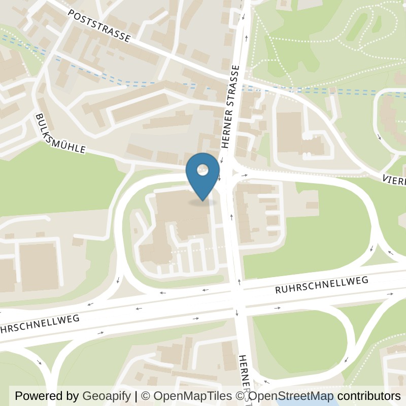Map: location of all inclusive Fitness Bochum in Bochum