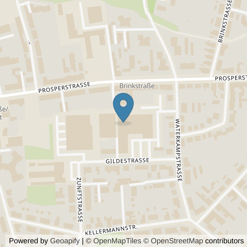 Map: location of all inclusive Fitness Bottrop in Bottrop