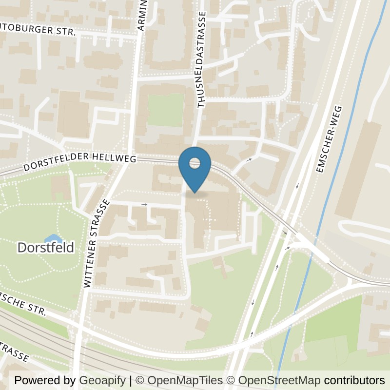 Map: location of all inclusive Fitness Dortmund-Dorstfeld in Dortmund