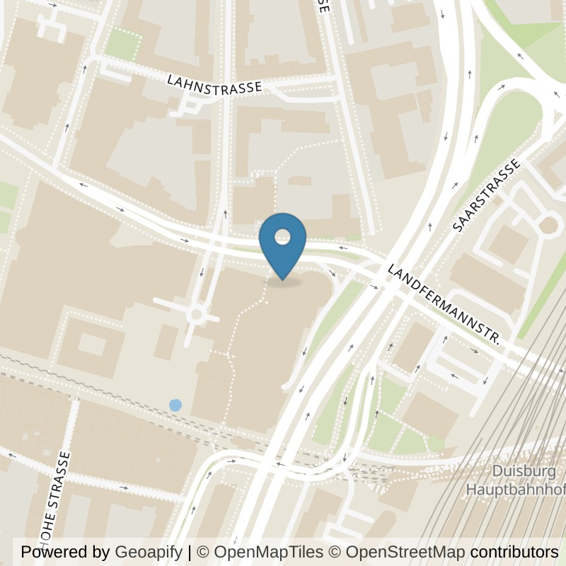 Map: location of all inclusive Fitness Duisburg-City in Duisburg