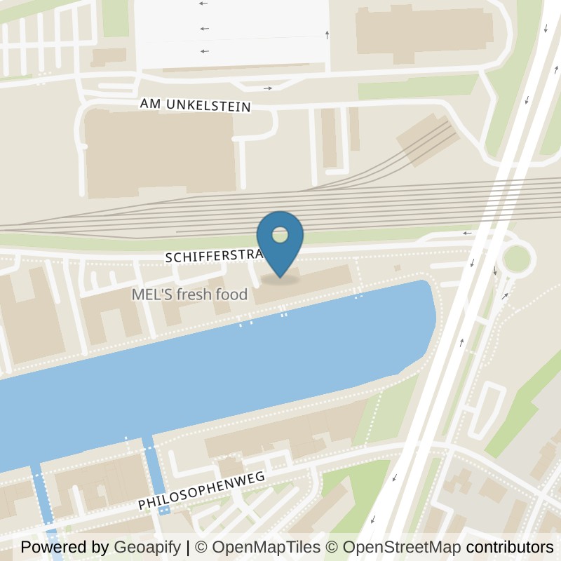 Map: location of all inclusive Fitness Duisburg-Innenhafen in Duisburg