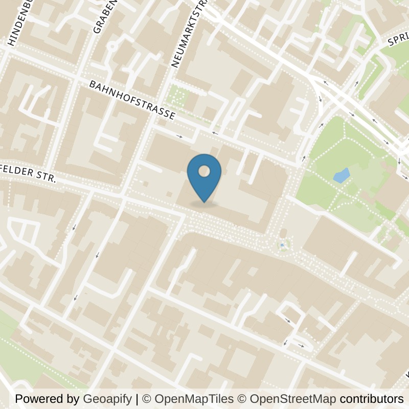 Map: location of all inclusive Fitness Hagen-City in Hagen