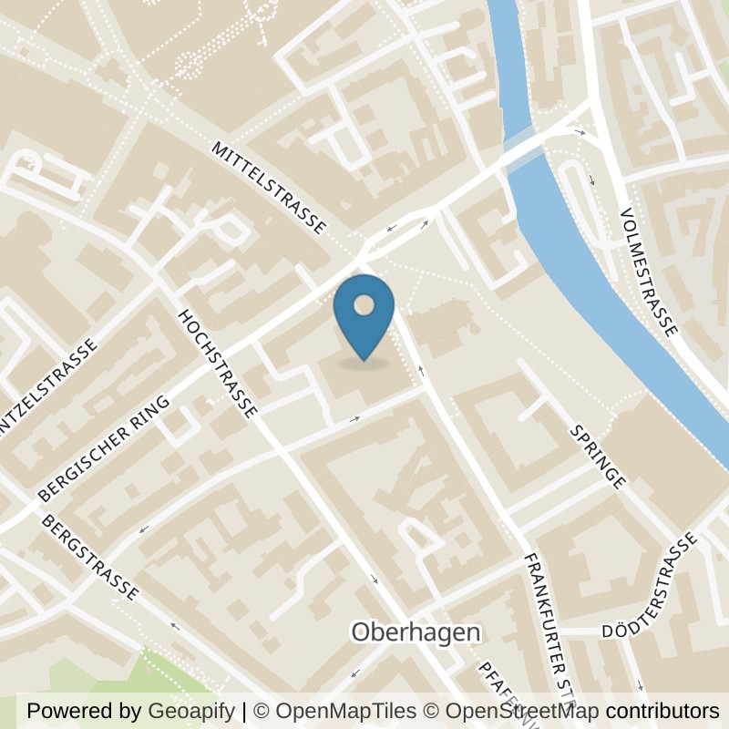 Map: location of all inclusive Fitness Hagen-Markt in Hagen