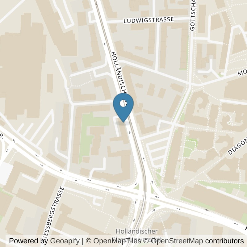 Map: location of all inclusive Fitness Kassel-Holländische-Strasse in Kassel