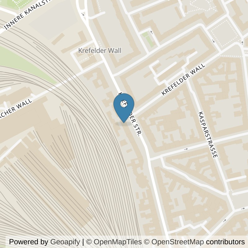 Map: location of all inclusive Fitness Köln-Agnesviertel in Köln