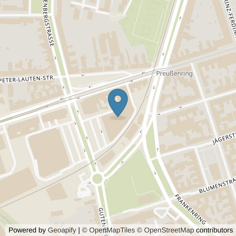Map: location of all inclusive Fitness Krefeld in Krefeld