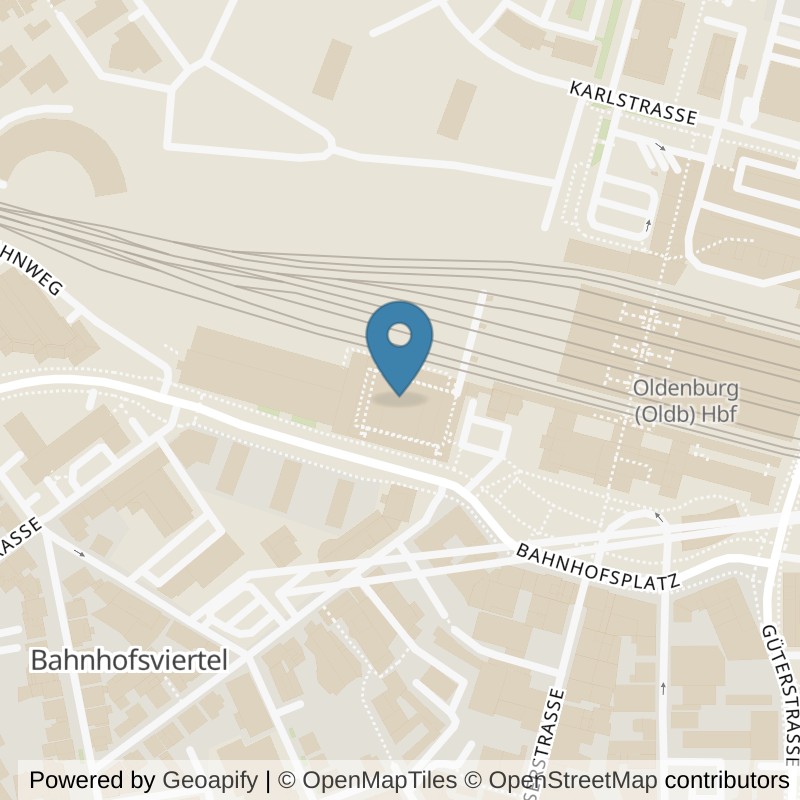 Map: location of all inclusive Fitness Oldenburg in Oldenburg (Oldb)