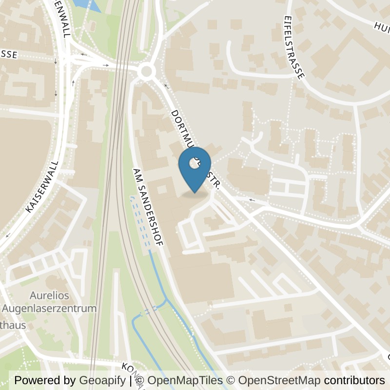 Map: location of all inclusive Fitness Recklinghausen-City in Recklinghausen
