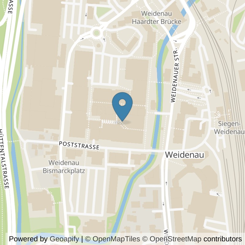 Map: location of all inclusive Fitness Siegen in Siegen