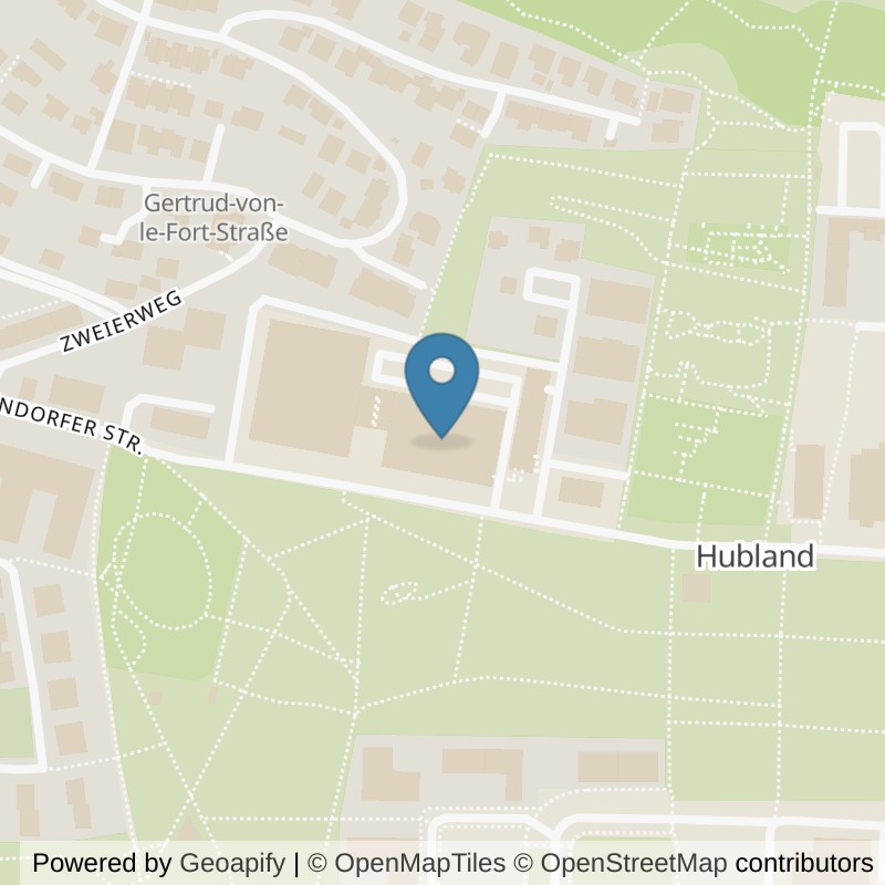 Map: location of all inclusive Fitness Würzburg in Würzburg