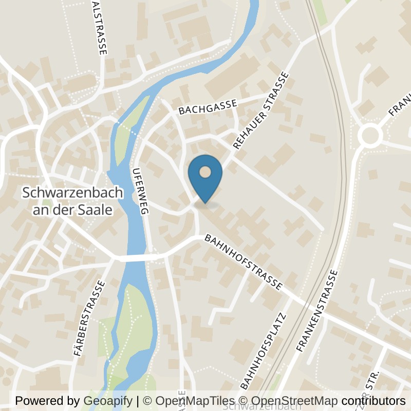 Map: location of All Time Fitness in Schwarzenbach an der Saale