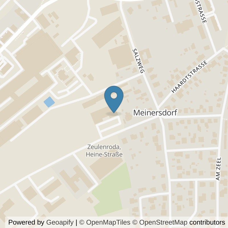 Map: location of All Time Fitnessstudio in Zeulenroda-Triebes