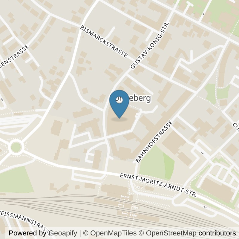 Map: location of All Time Fitnesstudio in Sonneberg