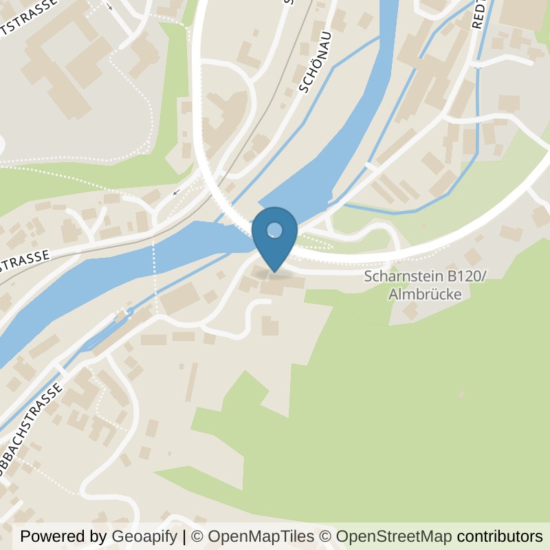 Map: location of Almtaler Fitness Center in Scharnstein