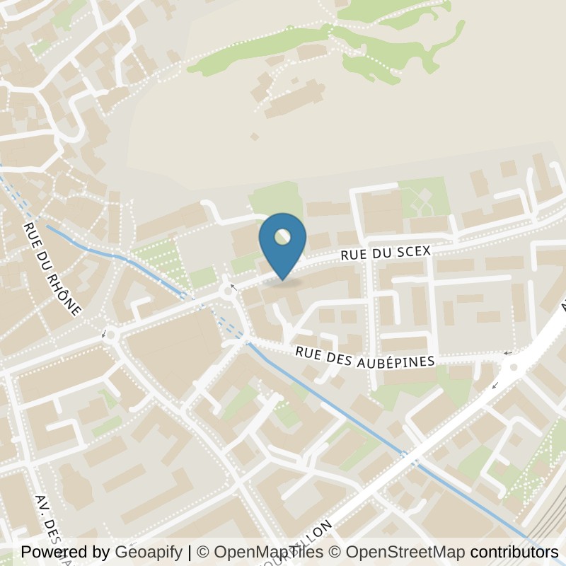 Map: location of Amaya institut in Sion