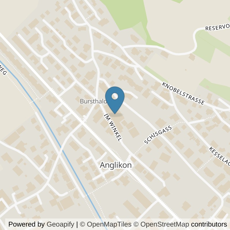 Map: location of American Gym Wohlen in Anglikon
