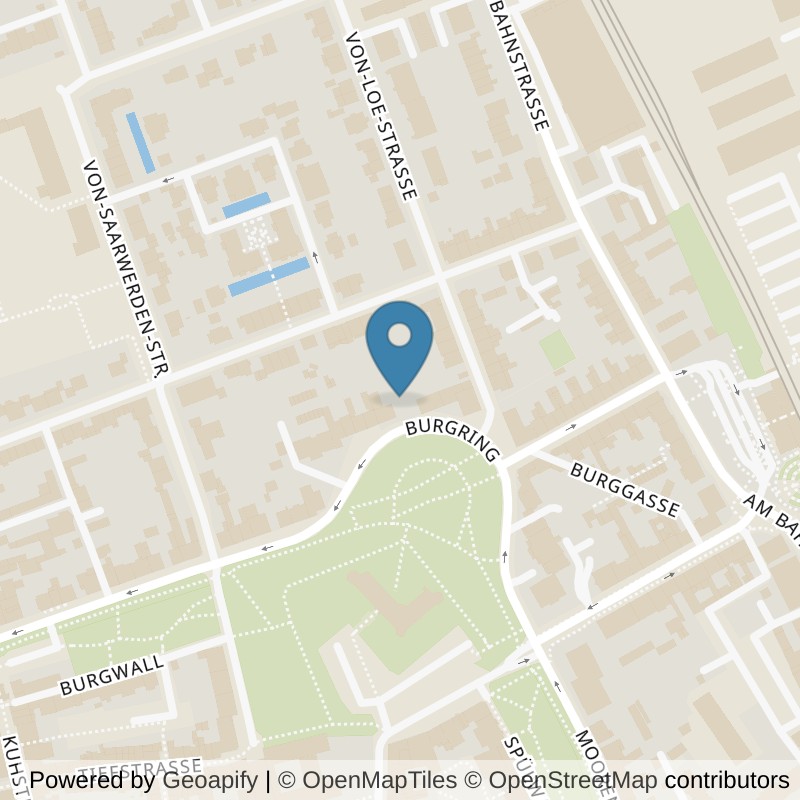 Map: location of ananas gym Kempen in Kempen