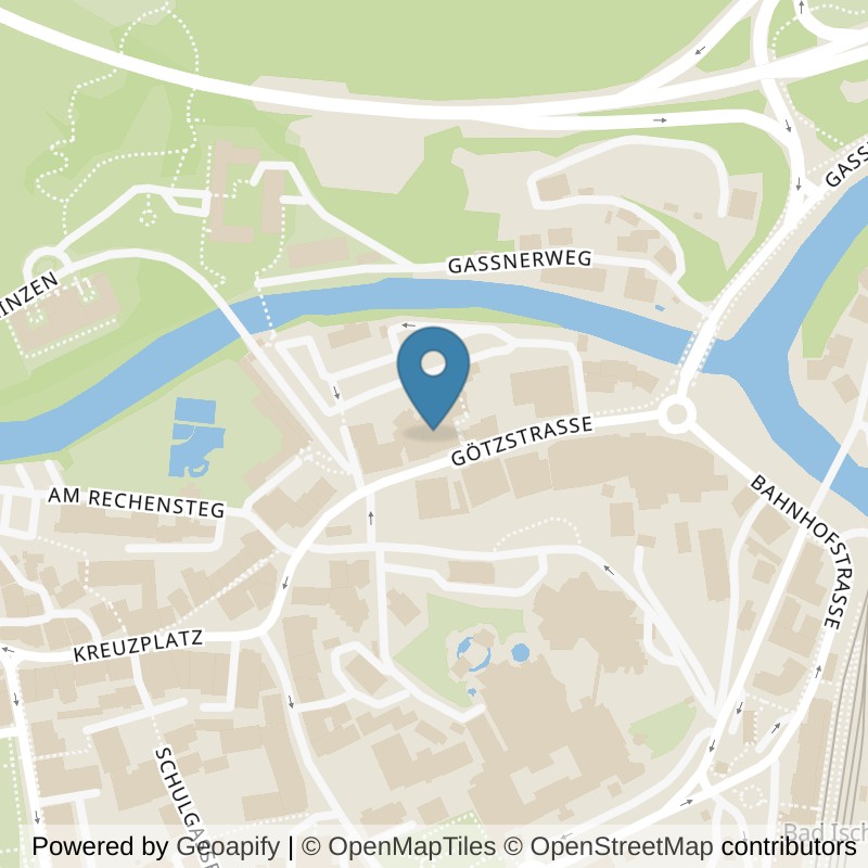 Map: location of Anytime Fitness BAD ISCHL in Bad Ischl
