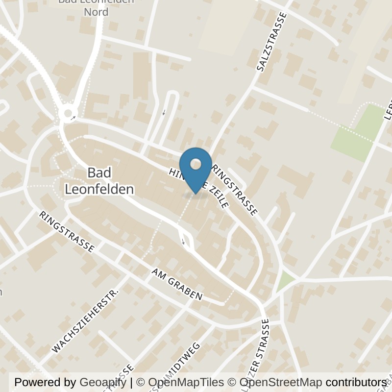 Map: location of Anytime Fitness BAD LEONFELDEN in Bad Leonfelden