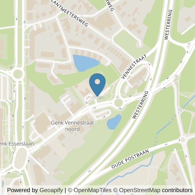 Map: location of Anytime Fitness Genk in Genk