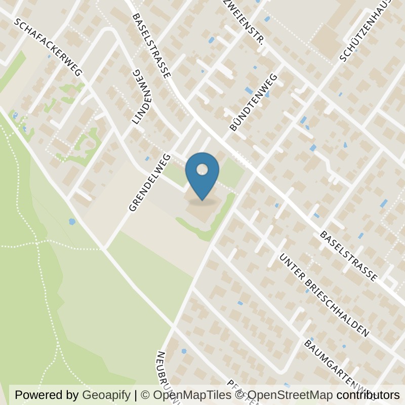 Map: location of aqua nova fit in Muttenz