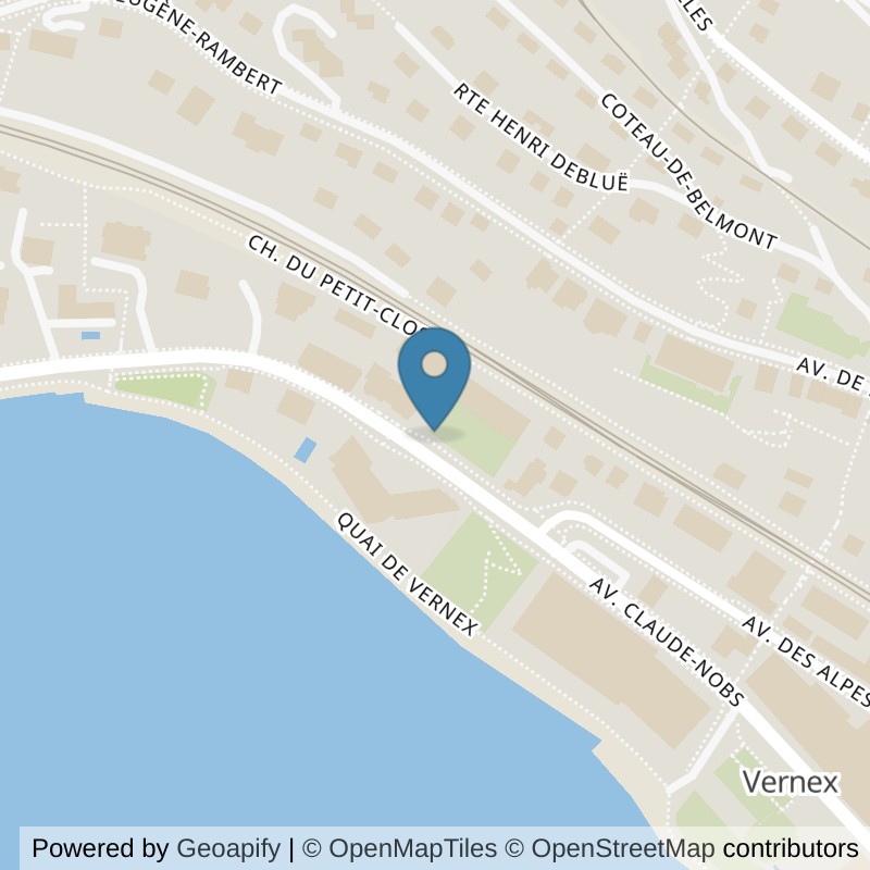Map: location of Aquamed in Montreux