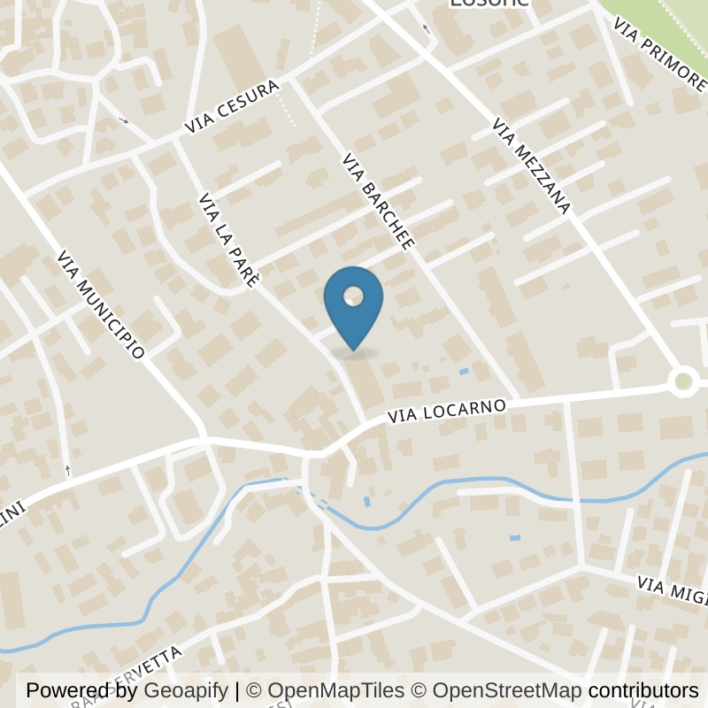 Map: location of Ascofit Fitness Losone in Losone