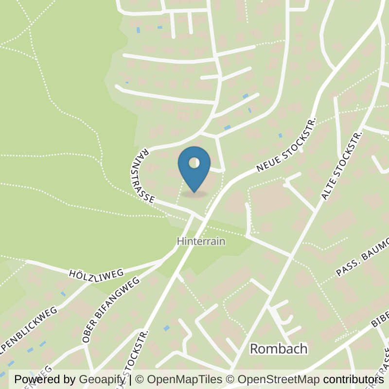 Map: location of ASS Fit & Well in Rombach