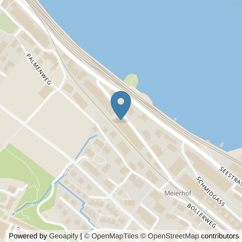 Map: location of ASVZ Sport Center Wädenswil in Wädenswil