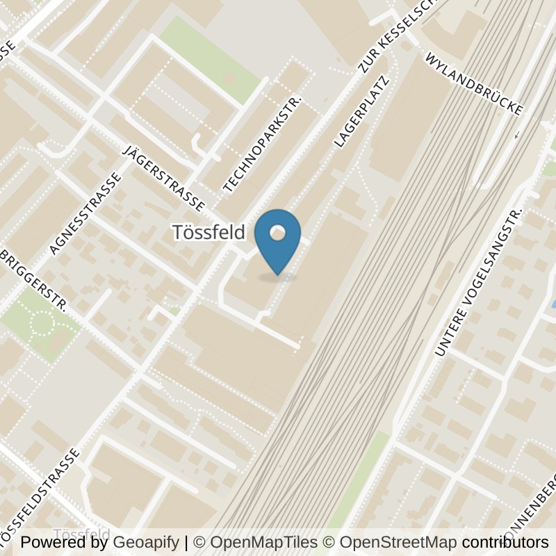 Map: location of ASVZ Sport Center Winterthur in Winterthur