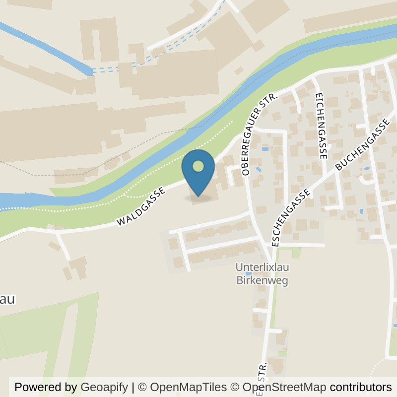 Map: location of Athletica - Fitnessstudio in Regau