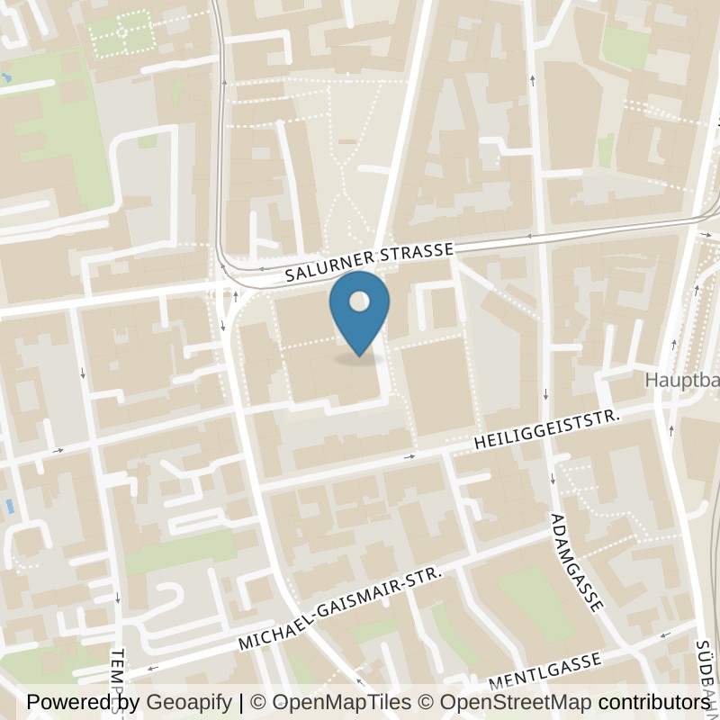 Map: location of Athletiktraining Zentrum Innsbruck in Innsbruck